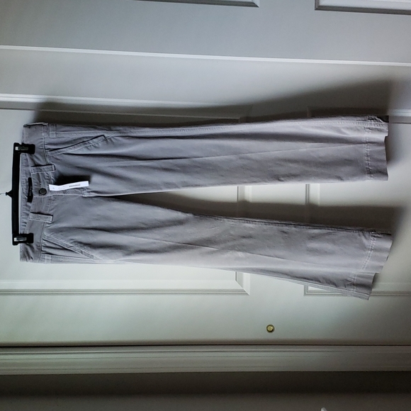 Billy Blues Silver Gray Flare Boot Cut Velvet Pants size 2 - Picture 1 of 15